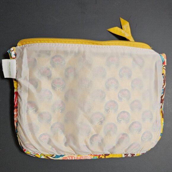 Vera Bradley Provencal Retired Pattern (Fall 2012) Travel Cosmetic Bag - Picture 3 of 13